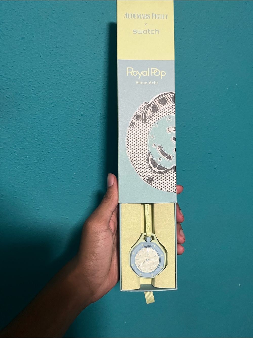 Swatch x ap blue acht